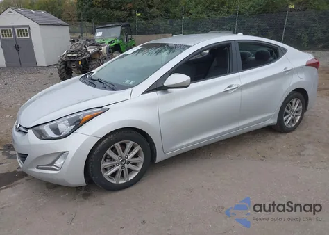 2016 Hyundai Elantra Se из США, поврежденный, VIN 5NPDH4AE3GH659618